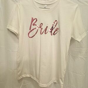 White 'Bride' T-Shirt
